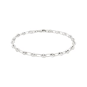 Schiffsankerarmband halbmassiv 925 Silber 4.5mm