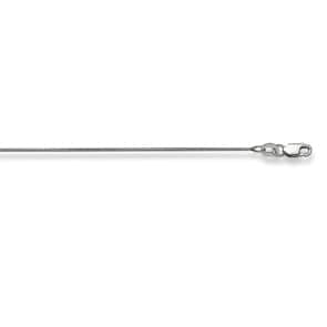 Schlangenkette 750/18 K Weissgold 0.9mm