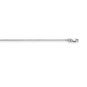 Schlangenkette 750/18 K Weissgold 0.9mm