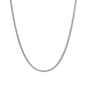 Schlangenkette 750/18 K Weissgold 2.4mm