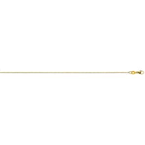 Schlangenkette 8-fach diamantiert 750/18 K Gelbgold 0.8mm