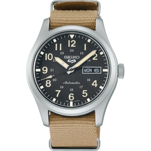 Seiko 5 Sports Automatik Day-Date Nato Beige