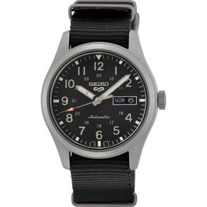 Seiko 5 Sports Automatique Day-Date Nato Noir