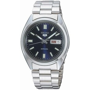 Seiko 5 Sports Day-Date Bleu