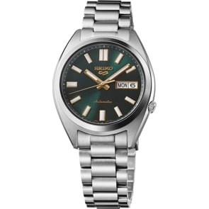 Seiko 5 Sports SNXS Automatic Green Tie