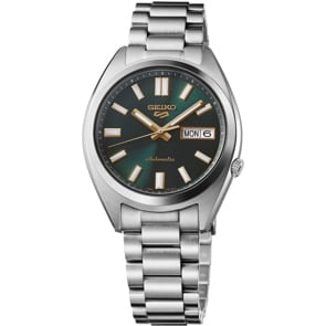 Seiko 5 Sports SNXS Automatic Green Tie