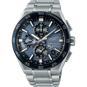 Seiko Astron 5X GPS Solar Dual Time Chronograph 44