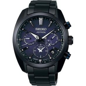 Seiko Astron GPS Solar 5X Dual Time Blauer Nebel