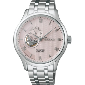 Seiko Presage Open Heart Japanese Garden Cherry Blossom
