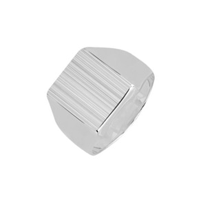 Siegelring 925 Silber gebürstet, 13 x 15mm