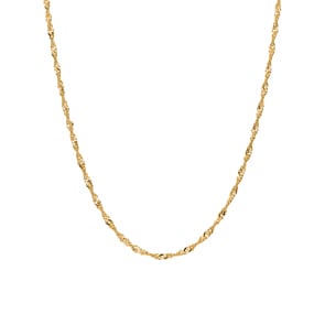 Singapurkette 750/18 K Gelbgold 2.4mm