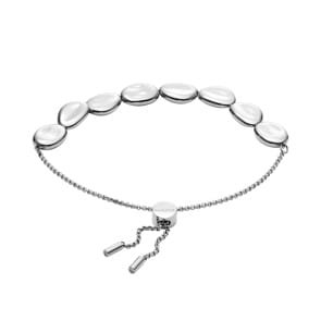 Skagen Armband Anja Pebble Liquid Metal Silbrig