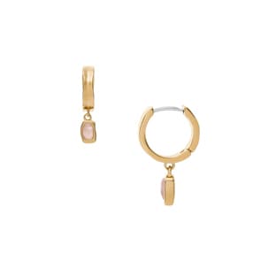 Skagen Hoop earrings Anja Rose Quartz Gold