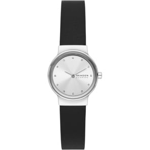 Skagen Freja Lille Silbrig / Schwarz