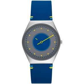 Skagen Grenen Solar Disc Blau / Grau