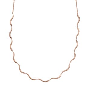 Skagen Necklace Kariana Wave rose gold-plated