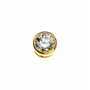 Solitär Anhänger 750/18 K Gelbgold mit Diamant 0.50ct. H/Si