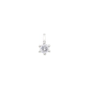 Solitär Anhänger 750/18 K Weissgold mit Diamant 0.33ct. H/Si
