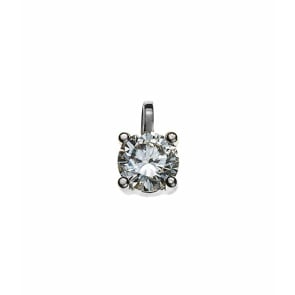 Solitär Anhänger 750/18 K Weissgold mit Diamant 0.50ct. H/Si