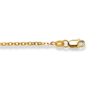 Spiegelankerkette 750/18 K Gelbgold 2.1mm