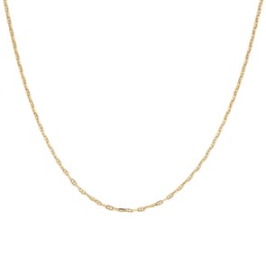 Collier Bâton forçat or jaune 750/18 ct 1.5mm