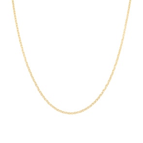 Flat Anchor Chain 750/18 K Yellow Gold 1.5mm