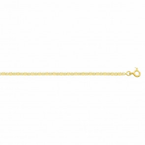 Stäbchenankerkette flach 750/18 K Gelbgold 2mm