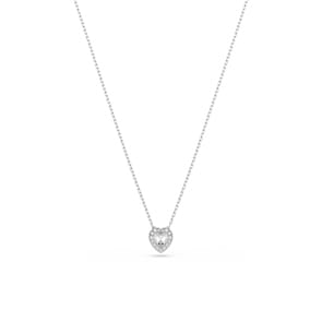 Swarovski Angelic Halskette Herz Weiss rhodiniert
