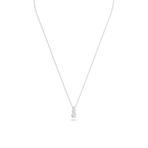 Swarovski Collier Attract Trilogy, blanc, métal rhodié