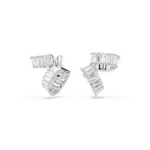 Swarovski Capsule Ohrspangen Baguette rhodiniert