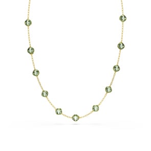 Swarovski Chroma Twist lange Halskette Mehrfarbig vergoldet