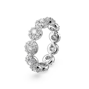 Swarovski Bague Constella Pavé, Blanche, Métal rhodié