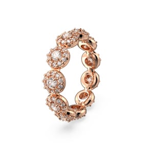 Swarovski Constella Ring Pavé, Weiss, Roségold Legierungsschicht