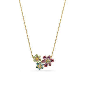 Swarovski Idyllia Collier Blumen Mehrfarbig vergoldet