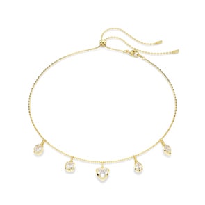 Swarovski Imber Collier verschieden Schliff vergoldet
