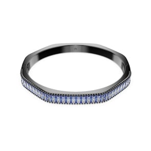 Swarovski Matrix Armreif Baguette Blau rutheniert