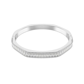 Swarovski Matrix Armreif Baguette Weiss rhodiniert