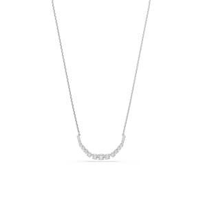 Swarovski Matrix Gradient Collier Rund Weiss rhodiniert