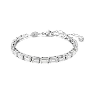 Swarovski Matrix Tennis Armband Baguette rhodiniert