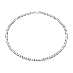 Swarovski Matrix Tenniskette rhodiniert