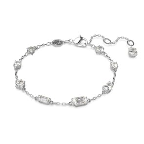 Swarovski Mesmera Armband, Weiss, Rhodiniert