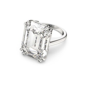 Swarovski Bague cocktail Mesmera, blanc, métal rhodié