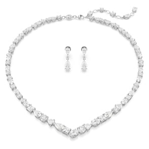 Swarovski Mesmera Set Verschiedene Schliffe, Weiss, Rhodiniert