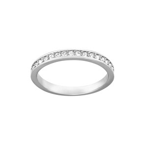 Swarovski Rare Mémoire Ring, weiss, rhodiniert