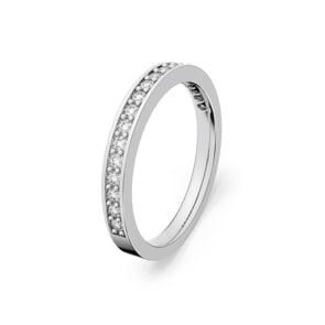 Swarovski Rare Mémoire Ring, weiss, rhodiniert