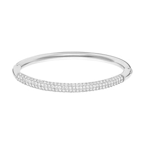 Swarovski Bracelet-jonc Stone, blanc, Acier inoxidable