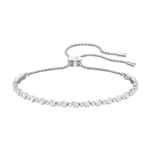Swarovski Subtle Armband, weiss, rhodiniert