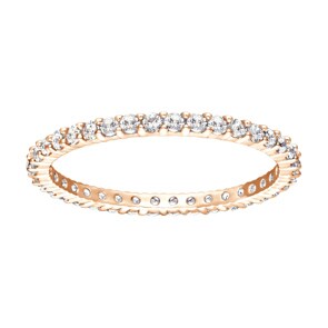 Swarovski Vittore Mémoire Ring, weiss, rosé vergoldet