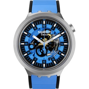 Swatch Big Bold Irony Lacquered Azure Blue Daze