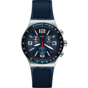 Swatch Irony Chrono Blue Grid